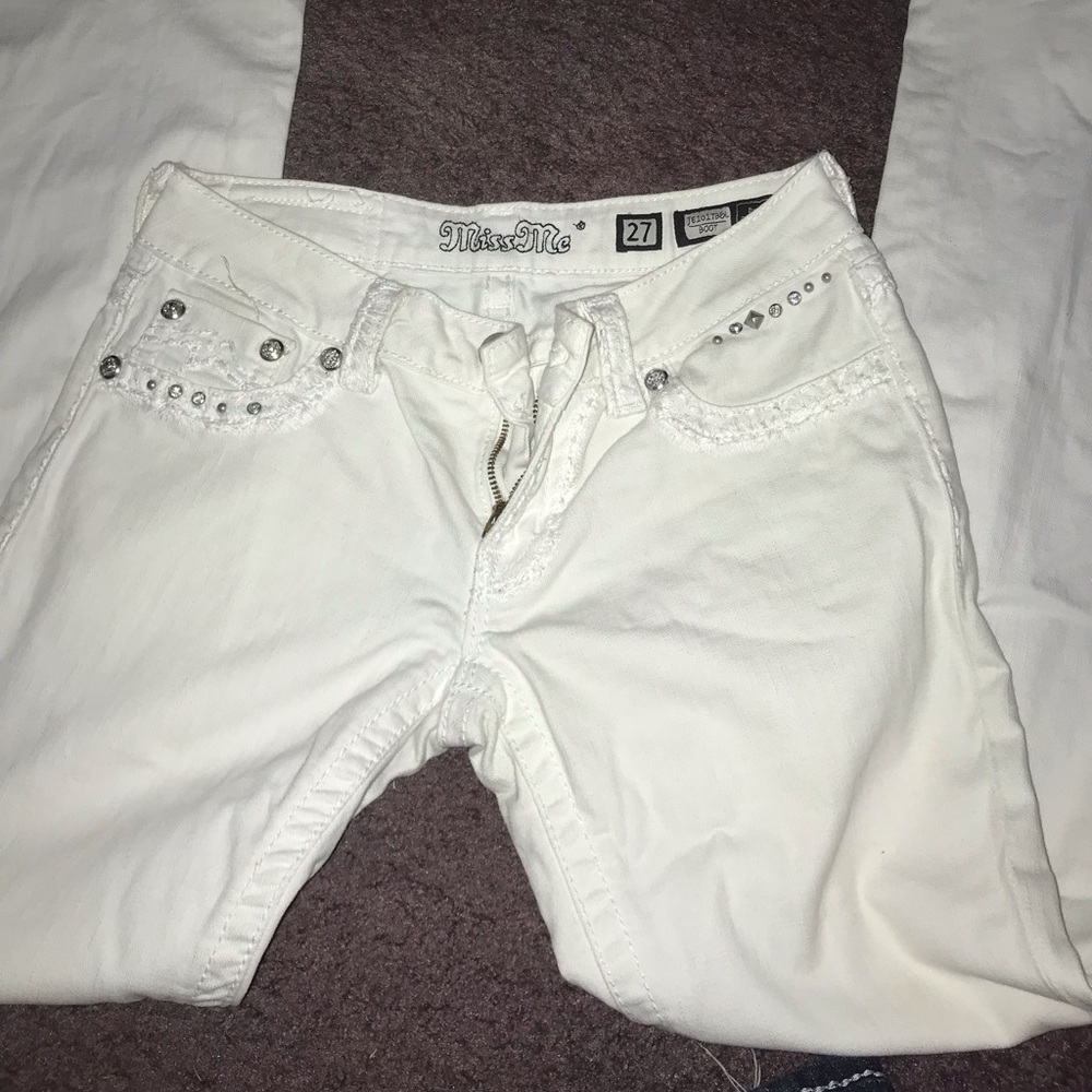 Miss Me white jeans